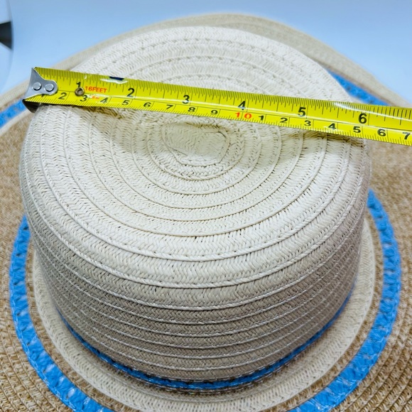 NWT QUAGGA Hat 4.5” brim, light blue and tan - Picture 7 of 15